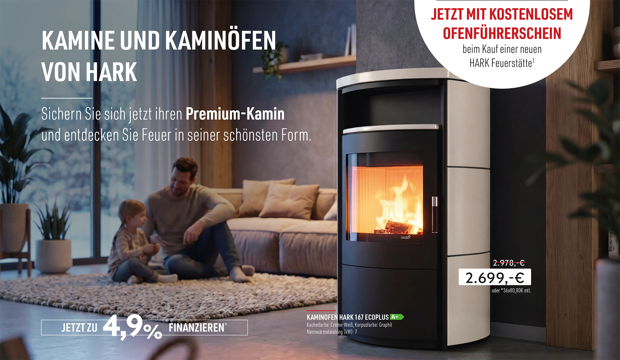 Premium-Kamine & Kaminöfen von HARK